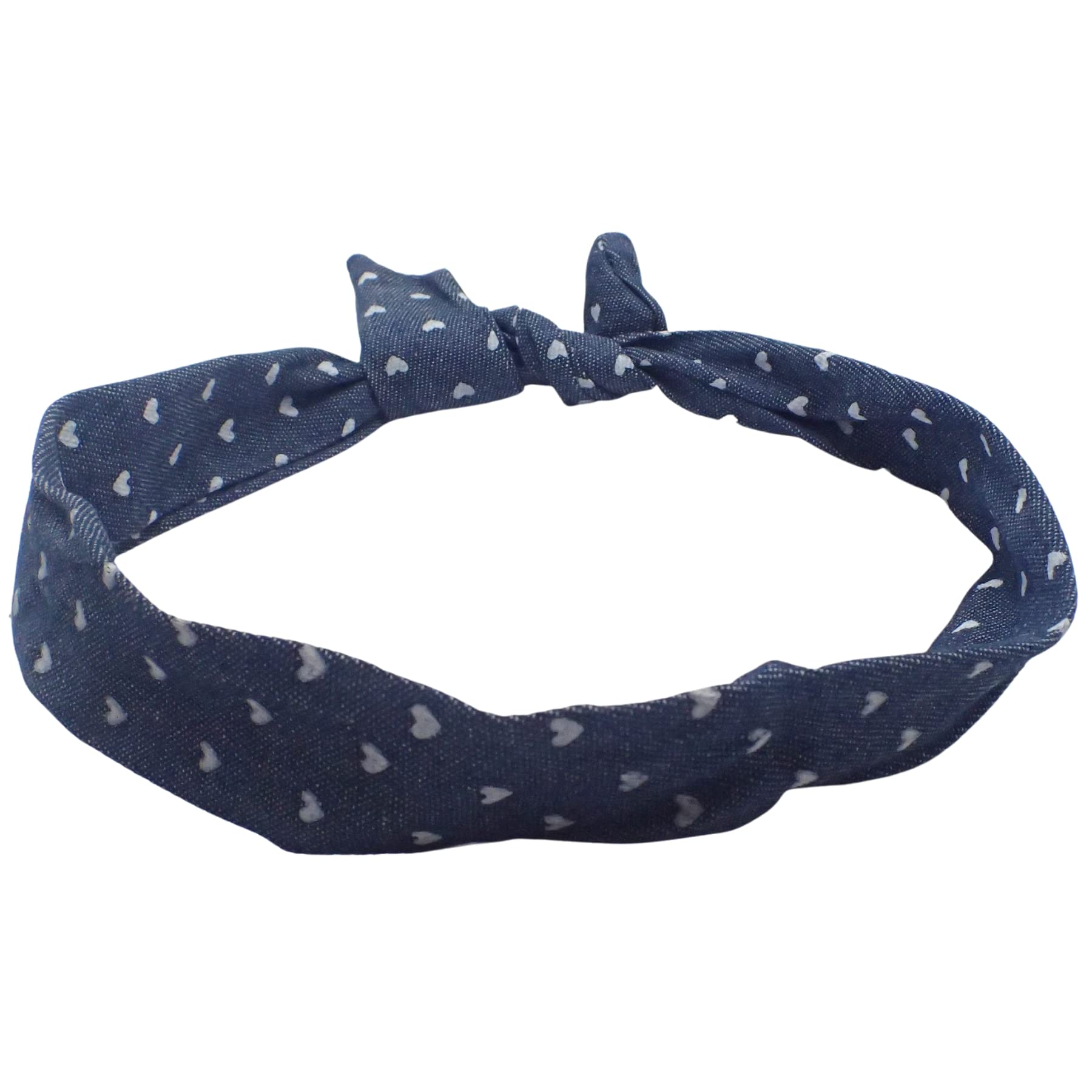 Topkids Accessories Wire Headbands for Women, Girls Headbands for Fashion Hair Accessories (Navy Hearts)