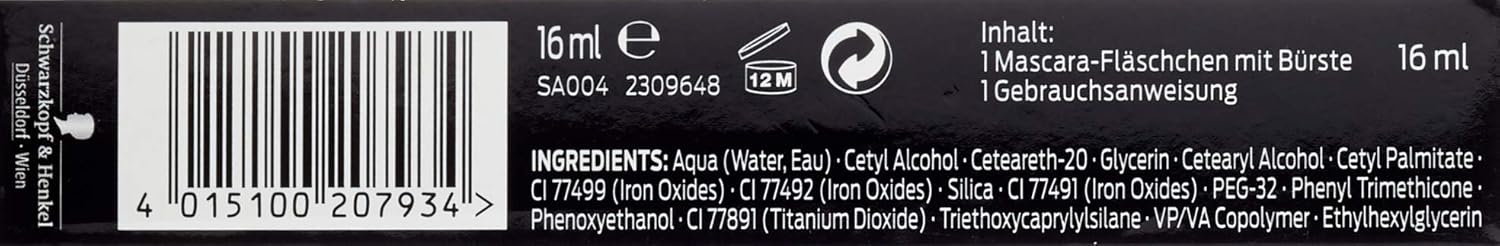 syoss haar mascara hellbraun 16 ml