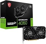 MSI GeForce RTX 4060 Ventus 2X Black 8G OC Graphics Card 8GB GDDR6X