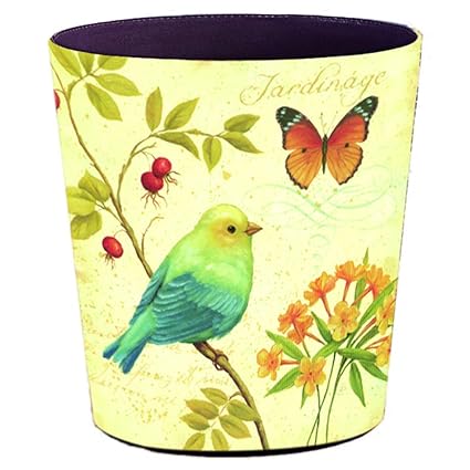 Amazon Com Xshion Wastebasket Retro Decorative Trash Can