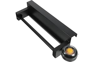 Adorainbow Produce Bag Holder Wall Mount, Black Plastic Produce Bag Roll Dispenser Stand for Grocery and Retail