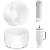 2 PCS Glitter Silicone Boot for Owala Water Bottle, Anti-Slip Protective Sleeve for FreeSip/Twist/Flip Stainless Steel Water Bottles Accessories