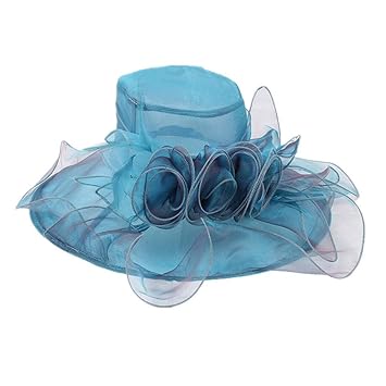 teal wedding hat