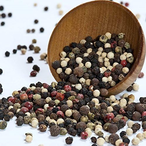 Peppercorns - 5 Mix, Dried - 1 resealable bag - 4 oz by Gourmet Food World