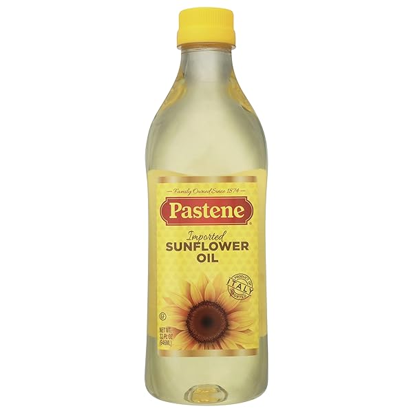 PASTENE SUNFLOWER OIL, 32 OUNCE (PACK OF 6)