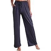 Crexomi Womens Comfy Lounge Pants Loose Yoga Pant Drawstring Soft Pajama Pants with Pockets Regular and Plus Size