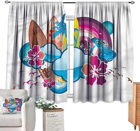 Amazon Mannwarehouse カーテンロッド サマーローズリース クラシックフレーム 寝室 リビング 部屋 勉強部屋などに W63 Xl72 カーテンレール ポール オンライン通販