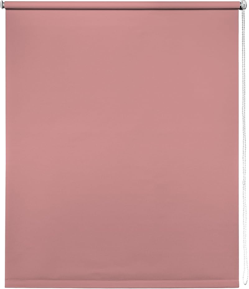 New Edge Blinds Thermal Blackout Pink Roller Blinds 85cm x 165cm Drop