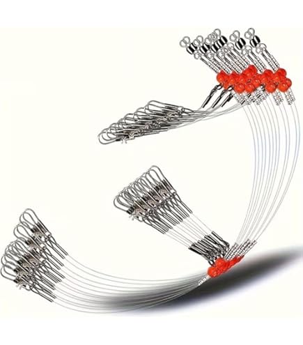 Amazon.com : Laxygo 20pcs/Pack Fishing Hook Rigs Nylon-Coated Fishing Line Leader with Stainless Steel Fishing Hook : Sports & Outdoors Amazon.com : Laxygo 20pcs/Pack Fishing Hook Rigs Nylon-Coated Fishing Line Leader with Stainless Steel Fishing Hook : Sports & Outdoors