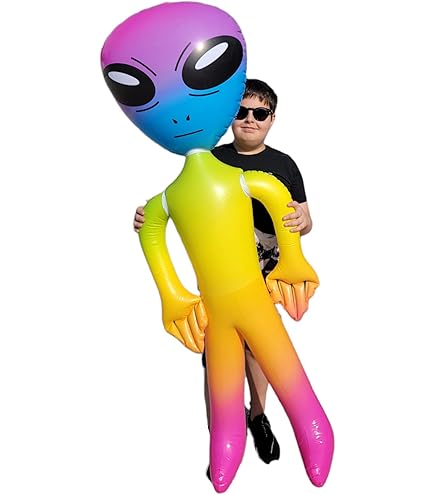 SET OF 3 Assorted 36" Alien Inflatable Blow Up Inflate