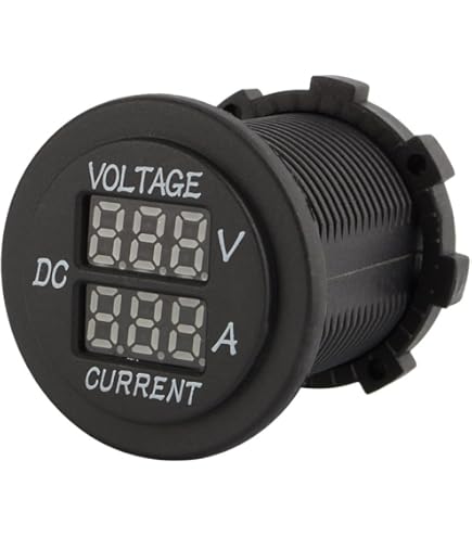 Buy DC 100V 10A Voltmeter Ammeter Blue Red LED In Egypt - Foto 7