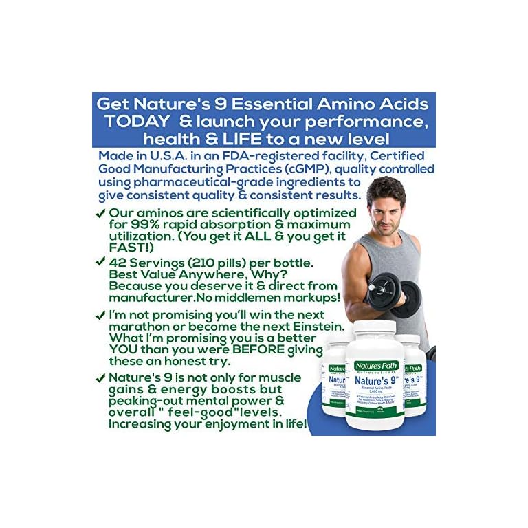 Essential Amino Acids EAA Supplement Complete Amino Acid Complex Pills