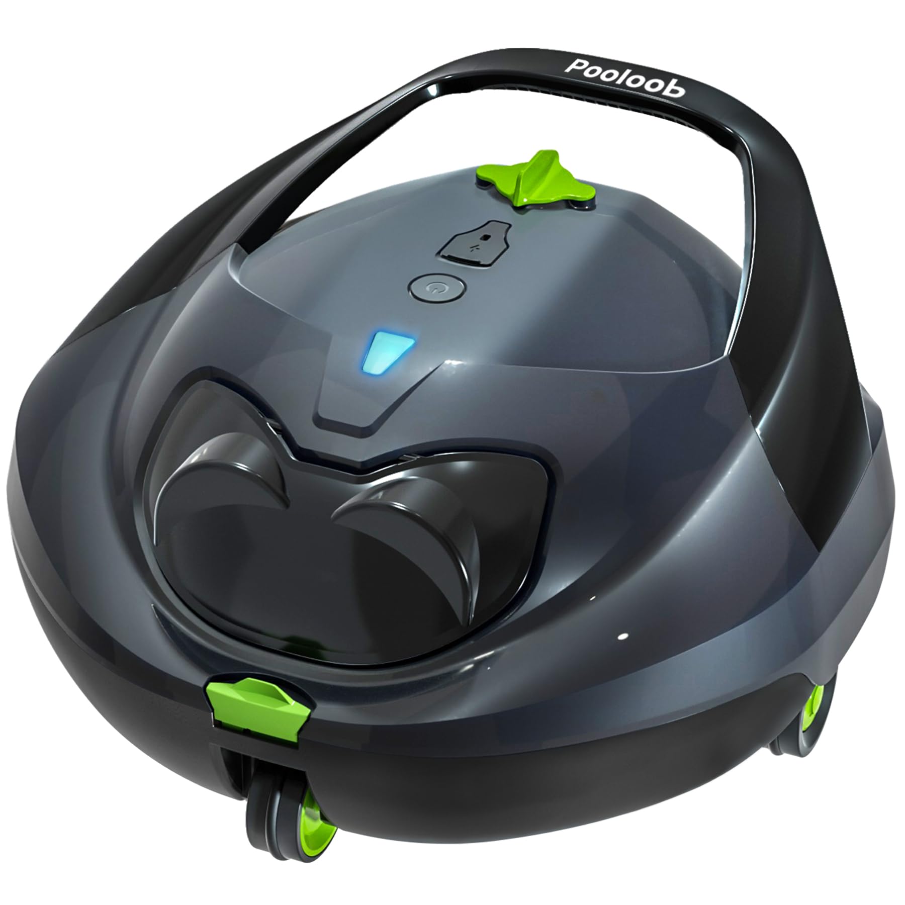 Photo 1 of *USED*
Pooloob PF1 Cordless Robotic Pool Vacuum Cleaner for Above & In-Ground Pools with Retrieval Buoy, Max Cleaning Coverage 1345 Sq.ft, 150Mins Runtime, Self-Parking, Fast Charging, Deep Gray