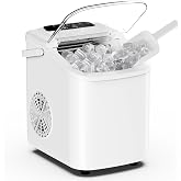 OLIXIS Countertop Ice Maker with Self-Cleaning, Portable Ice Maker Machine | with Ice Scoop, 26Lbs/24H, 9 Cubes in 6 Mins, 2 Sizes for Home, Kitchen, Office