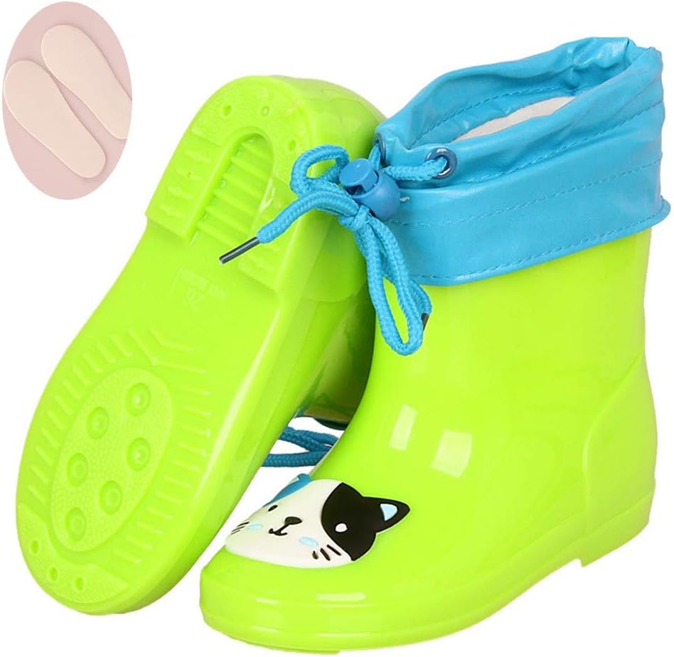 Children Wellies Baby Water Shoes Rubber Rain Shoes Soft Durable PVC