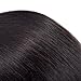 Anknia Brazilian Virgin Hair Straight 3 Bundles Deals 14 16 18 Inch Good Cheap 8A 100% Unprocessed Remy Human Hair Extensions Mink Brazilian Hair Weave Bundles Weft Natural Black Color
