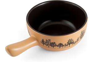 Swissmar Jura Ceramic Fondue Pot, 2.65L / 2.8QT – Pot Replacement for Cheese & Chocolate Fondue Maker – Durable Ceramic Caque