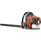 Husqvarna 360BT Gas Backpack Leaf Blower, 65.6-cc 3.81-HP 2-Cycle | Leaf Blower 890-CFM/232-MPH/30-N Powerful Clearing performance and Load Harness for small and large yard cleanup