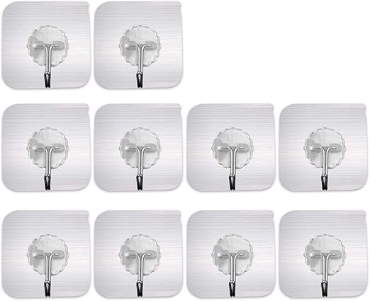 Amazon Com Bopond Adhesive Hooks Heavy Duty Wall Hangers With