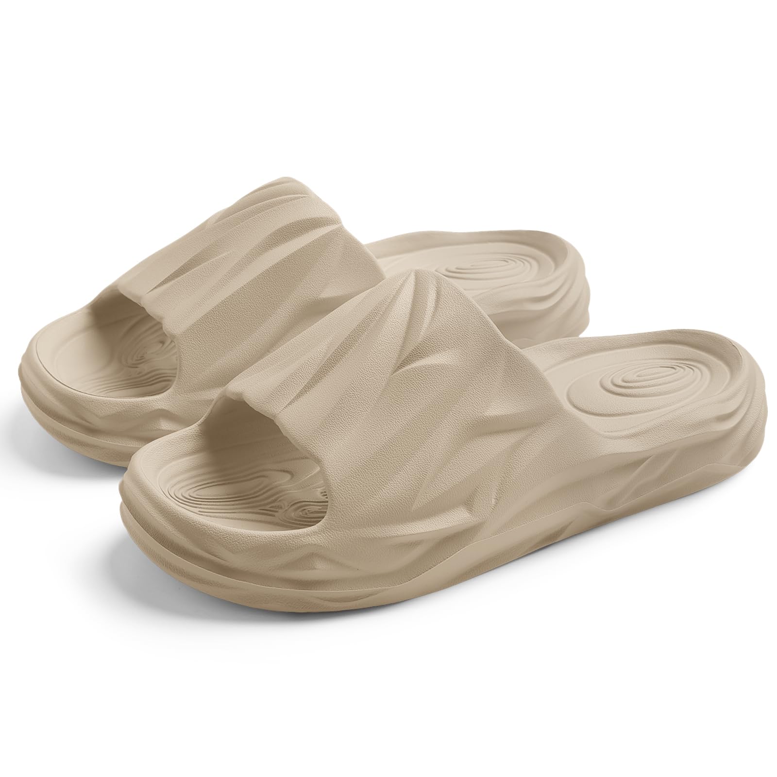 Photo 1 of Spesoul Cloud Slides for Men Women Soft Thick Sole Slide Sandals Recovery Foam Pillow Slippers for House Shower Pool Beach Indoor Outdoor Walking 8.5-9.5 Wide Women/7.5-8.5 Wide Men