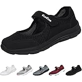 Women's Orthopedic Walking Nurse Shoes,Comfortable Breathable Mesh Non-Slip Diabetes Casual Nursing Mary Janes Sneaker