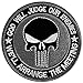 WZT Lot Military Embroidered Patche Morale Patches Cloth Fabric Badges Tactical Patche for Cap Bag Jackets Punisher Patch (3)