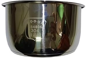 304 Stainless Steel Rice Cooker Inner Bowl Compatible With Zojirushi NS-WPC10 Replace