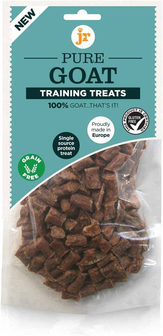 JR's 100% Pure dried fresh meat Goat Training Treats for dogs 1 x 85g