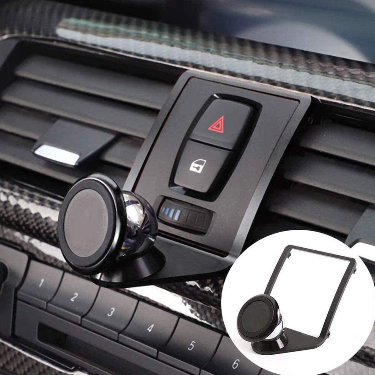 DIYUCAR Car Air Vent Phone Holder for F22 F23 F30 F31 F34 F32 F33 F34 F35 F36 F80 F82 M4 2013-2019 with M Logo Black