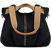 Women Ladies Bags Vintage Hobo Canvas Daily Purse Shoulder Tote Shopper Handbag | Vintage, Canvas, Daily