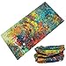 Headband for Men and Women Yoga Sports Wide Headbands Neck Gaiter Bandana Balaclava Scarf (6Galaxy)