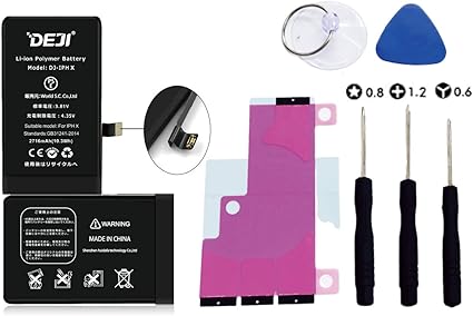 Amazon Iphone X バッテリー 2716mah 1ケ月保証 30日保証付き 交換キット 交換 修理 工具セット付 固定用テープ 防水テープ付き 互換 Apple アイホンx 電池パックdeji Original Pse認証 並行輸入品 バッテリー 通販