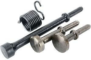 FreeTec 4pcs Air Hammer Bits Set Kit Smoothing Air Chisel Pneumatic Bits Tool Set with Spring