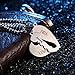 Matching Necklace 1 Pairs,Haluoo Stainless Steel I Love You Heart Pendant Necklace Creative Lock Key Heart Shaped Matching Necklace for Couples Birthday (Silver)thumb 4
