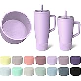 Kaitiaki Silicone Boot Compatible with Brumate Era 40 oz 30 oz Tumbler, Anti-Slip Bottom Sleeve Cover Bumper, Scratch-Resistant Protective Accessories, BPA-Free (Lavender)