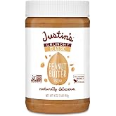 Justin's Classic Crunchy Peanut Butter Spread - 16 oz Jar | Shelf Stable Sandwich Spread