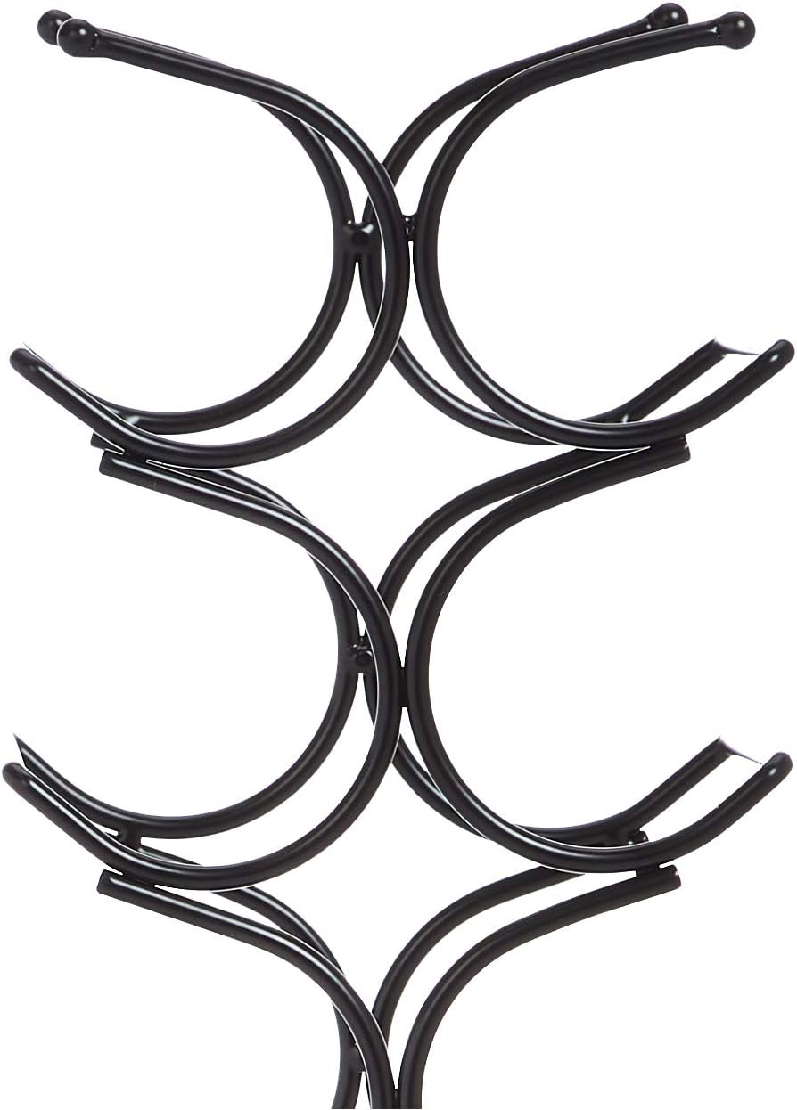 Amazon Basics Wine Rack, 12 Bottle, Black, 24.9 x 16 x 67.8 cm - Image 5