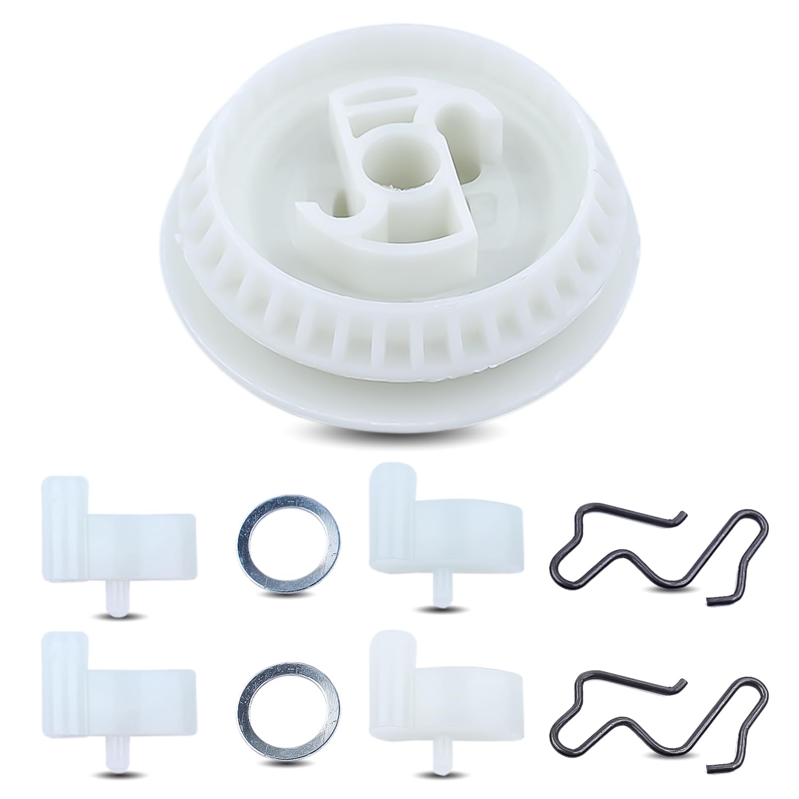 Haishine Recoil Starter Pulley and Pawl Kit Fits for Stihl 017 MS180 021 023 025 MS210 MS230 MS250 Chainsaw