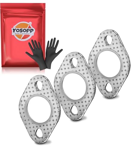 Caltric Exhaust Muffler Gasket For Honda TRX350 Rancher – 18391-110-000, Graphite, 37mm
