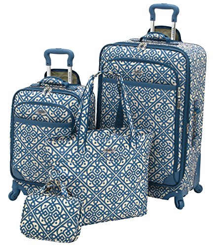 Waverly Boutique 4 Piece Set, Lace It Up Aqua, One Size