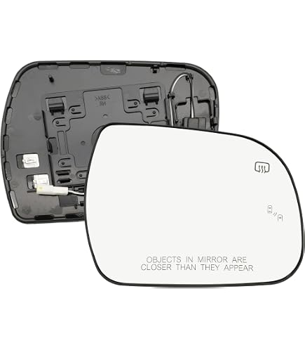 thumbnail image 2 of Kool Vue Left Side Heated Mirror Glass For 2011-2014 Toyota Sienna - Flat Glass With Backing Plate, Direct Replacement 2 of 6