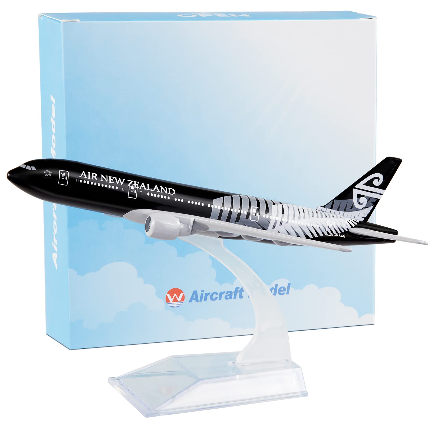 Busyflies Model Diecast Planes 16cm 1:400 Air New Zealand Boeing 777 Model Metal Plane for Collection