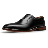 Men's Dress Shoes Genuine Leather Oxford for Men Classic Comfortable Formal Business lace up No Creases Mens Dress Shoes