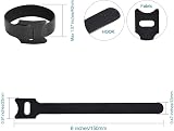 onnzuw 50PC Reusable Cable Ties Multi-Purpose Electronics Wire Straps view 5