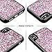 Caka iPhone XS Max Case, iPhone XS Max Glitter Case Starry Night Series Fashion Luxury Bling Flowing Liquid Floating Sparkle Glitter Girly Cute Soft Black Case for iPhone XS Max (6.5 inch) (Rose Gold)