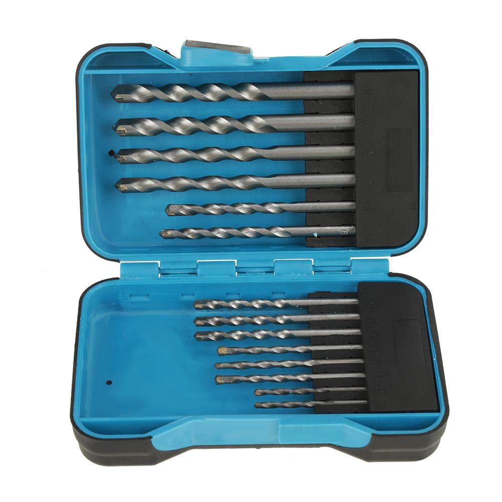 Set 8 Punte Trapano Multimateriale | Per Piastrelle, Cemento, Vetro | Carburo Di Tungsteno | Da 3 A 16mm - Foto 5