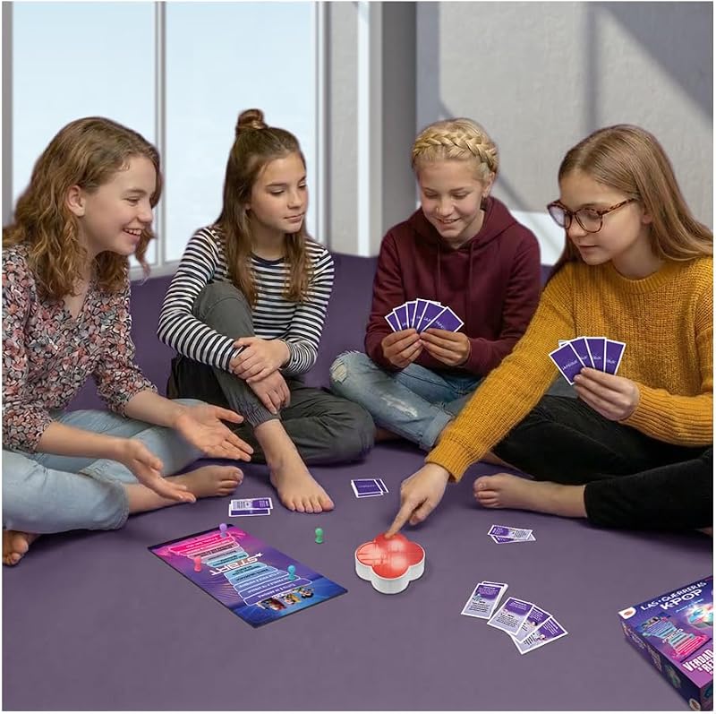 Las Guerreras KPOP Prueba o Verdad, Juego de Mesa Inspirado en el Fenómeno K-Pop Demon Hunters, Retos, Preguntas y Pruebas para Fiestas con Amigas, +8 Años (64013153)