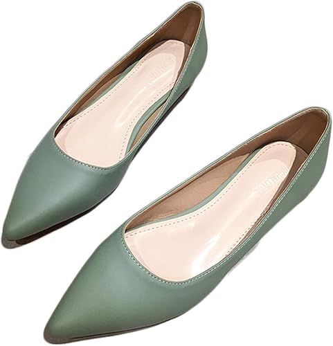 Amazon M Assolato パンプス 大きいサイズ 25cm 26cm レディース ポインテッドトゥ 美脚 ヒール フラット 小さい サイズ ぺたんこ Vカット シンプル フォーマル ワイルド 歩きやすい ソフトクッション 妊婦 春 夏 秋 冬 スリッポン M Assolato パンプス