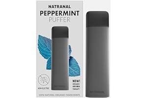 NATRANAL Quit Smoking and Quit Puffer for Oral Fixation Relief - Soft Tip Behavioral Aid Support When You Want to Quit Smoking (Peppermint) 1PK