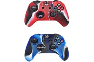 HIPIPOOO Xbox One Controller Protective Case Skin, 2 Pack Soft Anti-Slip Silicone Controller Cover Skins for Xbox One Controller (2 Pack)